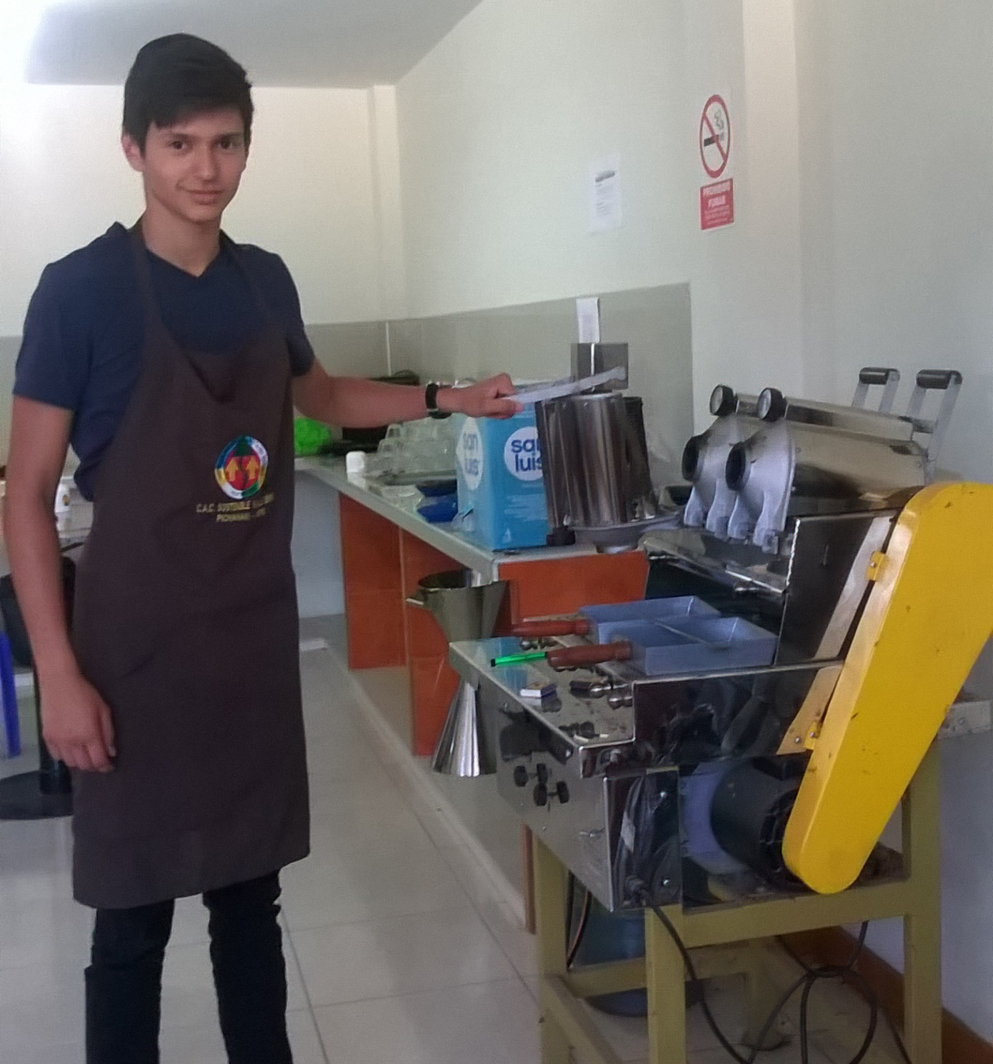 boy roasting coffee boy sample roasting coffee