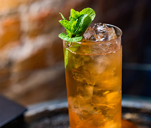 Mint and raspberry Cold brew